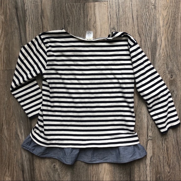 J Crew Kids Sz. 10 Crew Cuts STRIPPED TOP - Picture 2 of 3